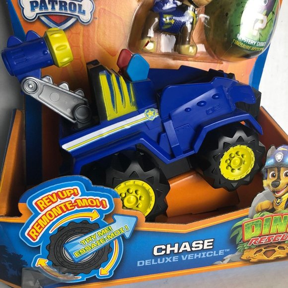Nickelodeon Paw Patrol Chase Deluxe Vehicle Dino Rescue - Picture 5 of 6